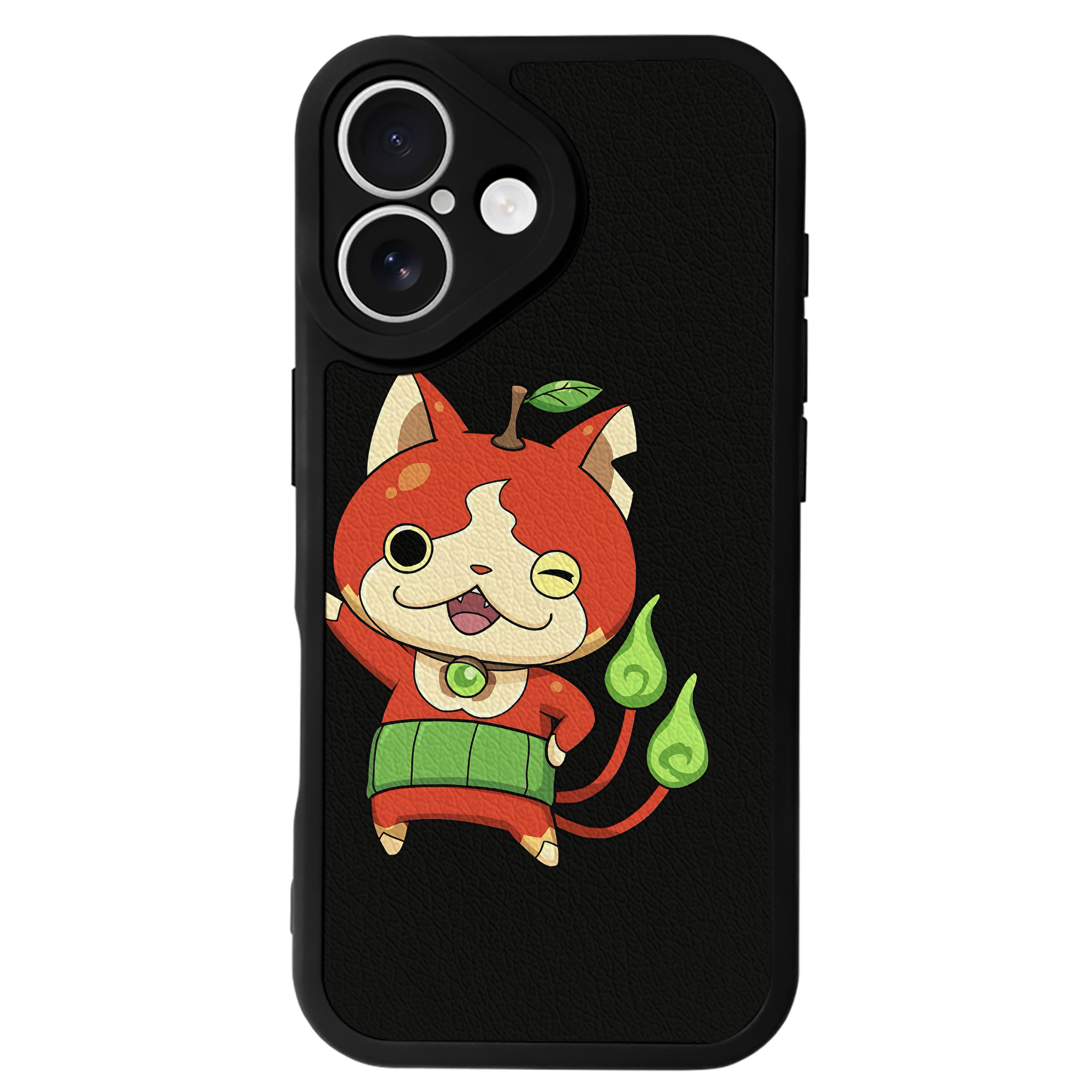 （画像用） 妖怪ウォッチ Yo-kai Watch 【iPhone 16シリーズ対応】シリコンスマホケース（レザー調） 材質：シリコン